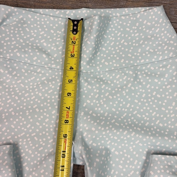 Betsey Johnson Performance Ruched Ankle Cropped Leggings Size Large - Picture 8 of 11